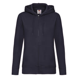Fruit of the Loom - Veste à capuche - Femme (Bleu marine foncé)