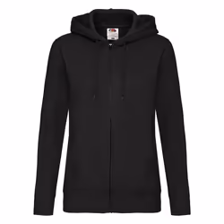 Fruit of the Loom - Veste à capuche - Femme (Noir)