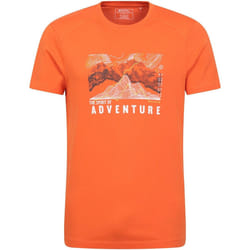 Mountain Warehouse - T-shirt ADVENTURE BEGINS - Homme (Orange)