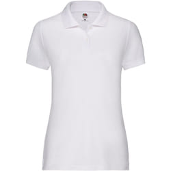 Fruit of the Loom - Polo - Femme (Blanc)