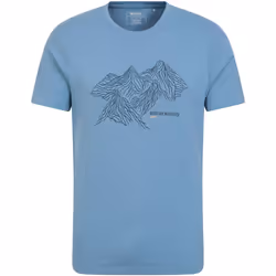 Mountain Warehouse - T-shirt - Homme (Bleu)