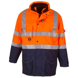 Yoko - Veste - Adulte (Orange / Bleu marine)