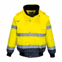 Portwest - Blouson d´aviateur - Adulte (Jaune / Bleu marine)