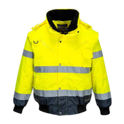 Portwest - Blouson d´aviateur - Adulte (Jaune / Bleu marine)