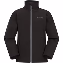 Mountain Warehouse - Veste softshell GRASMERE - Enfant (Noir)