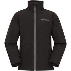 Mountain Warehouse - Veste softshell GRASMERE - Enfant (Noir)