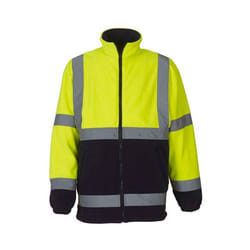 Yoko - Veste polaire - Adulte (Jaune / Bleu marine) - S