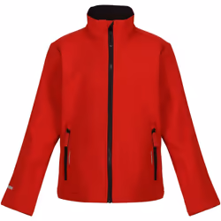 Regatta - Veste softshell ABLAZE - Enfant (Rouge classique / Noir)