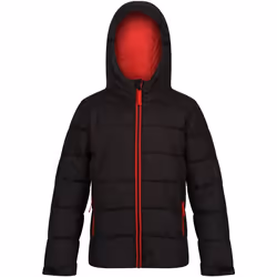 Regatta - Veste matelassée - Enfant (Noir / Rouge classique)