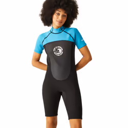 Regatta - Combinaison de plongée SHORTY - Femme - Taille 46-48 FR (Bleu tahoe / Noir)