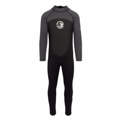 Regatta - Combinaison de plongée GRIPPY - Homme - Taille L-XL (Noir / Gris foncé / Blanc)