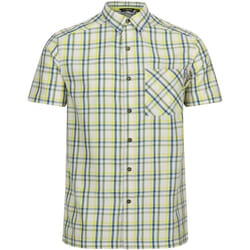 Regatta - Chemise MINDANO - Homme (Vert piquant / Bleu marocain / Jaune verdâtre / Guimauve)