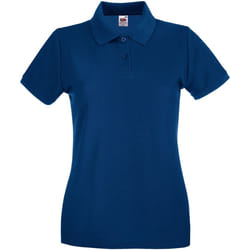Fruit of the Loom - Polo PREMIUM - Femme (Bleu marine)