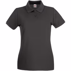 Fruit of the Loom - Polo PREMIUM - Femme (Graphite clair)