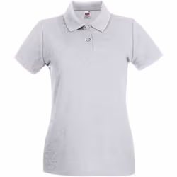 Fruit of the Loom - Polo PREMIUM - Femme (Gris chiné)