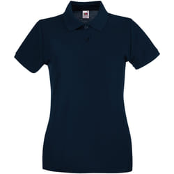 Fruit of the Loom - Polo PREMIUM - Femme (Bleu marine foncé)