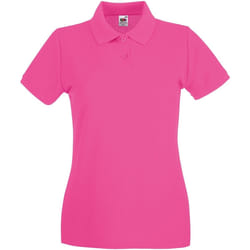 Fruit of the Loom - Polo PREMIUM - Femme (Fuchsia)