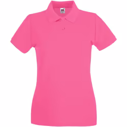 Fruit of the Loom - Polo PREMIUM - Femme (Fuchsia)