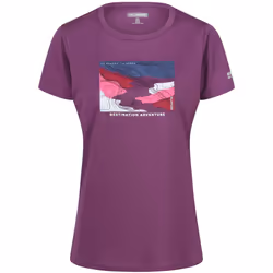 Regatta - T-shirt FINGAL - Femme (Violet)