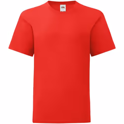 Fruit of the Loom - T-shirt ICONIC - Enfant (Rouge)