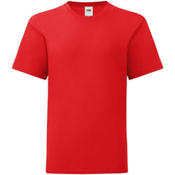 Fruit of the Loom - T-shirt ICONIC - Enfant (Rouge)