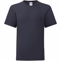 Fruit of the Loom - T-shirt ICONIC - Enfant (Bleu marine foncé)