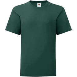 Fruit of the Loom - T-shirt ICONIC - Enfant (Vert forêt)