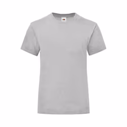 Fruit of the Loom - T-shirt ICONIC - Fille (Gris chiné)
