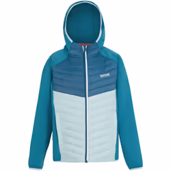 Regatta - Veste hybride KIELDER - Enfant (Bleu marocain / Bleu tahoe / Turquoise délavé)