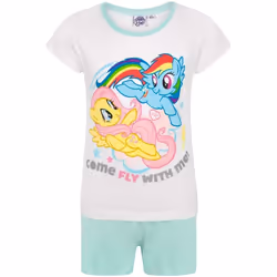 My Little Pony - Ensemble de pyjama court COME FLY WITH ME - Fille (Blanc)