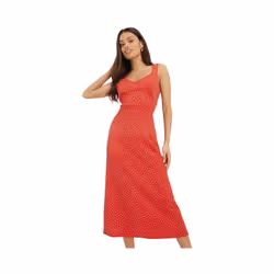 Dorothy Perkins - Robe mi-longue - Femme (Rouge)