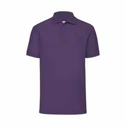 Fruit of the Loom - Polo 65/35 - Homme (Violet)