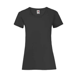 Fruit of the Loom - T-shirt VALUEWEIGHT - Femme (Noir)