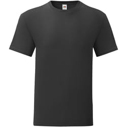Fruit of the Loom - T-shirt ICONIC - Homme (Noir)