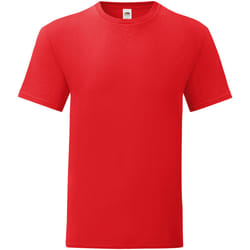 Fruit of the Loom - T-shirt ICONIC - Homme (Rouge)