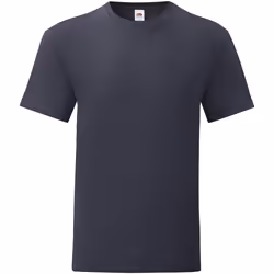 Fruit of the Loom - T-shirt ICONIC - Homme (Bleu marine foncé)