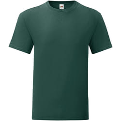Fruit of the Loom - T-shirt ICONIC - Homme (Vert forêt)