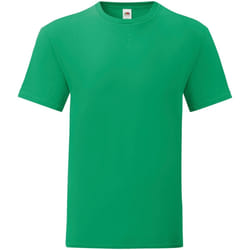 Fruit of the Loom - T-shirt ICONIC - Homme (Vert kelly)