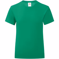 Fruit of the Loom - T-shirt ICONIC - Fille (Vert)