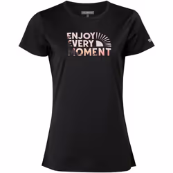 Regatta - T-shirt FINGAL ENJOY EVERY MOMENT - Femme (Noir)