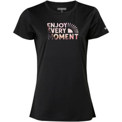 Regatta - T-shirt FINGAL ENJOY EVERY MOMENT - Femme (Noir)
