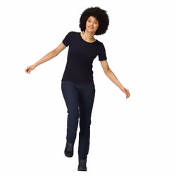 Regatta - Pantalon de randonnée DAYHIKE - Femme (Bleu marine)