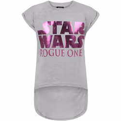 Star Wars - T-shirt - Fille (Gris)