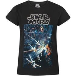 Star Wars - T-shirt - Fille (Noir)