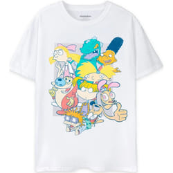 Nickelodeon - T-shirt CLASSIC 90´S - Homme (Blanc)