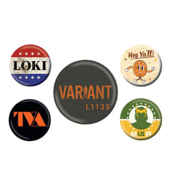 Loki - Ensemble Badge TVA (Multicolore)