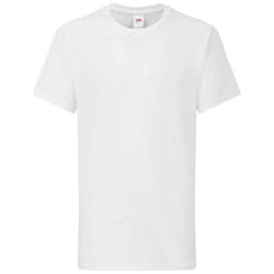 Fruit of the Loom - T-shirt ICONIC PREMIUM - Enfant (Blanc)