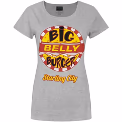 Arrow - T-shirt BIG BELLY BURGER - Femme (Gris)