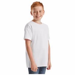 Fruit of the Loom - T-shirt ICONIC - Enfant (Blanc)