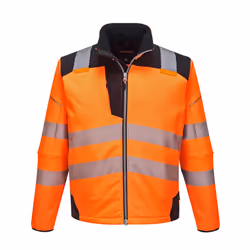 Portwest - Veste softshell PW3 - Adulte (Orange / Noir)